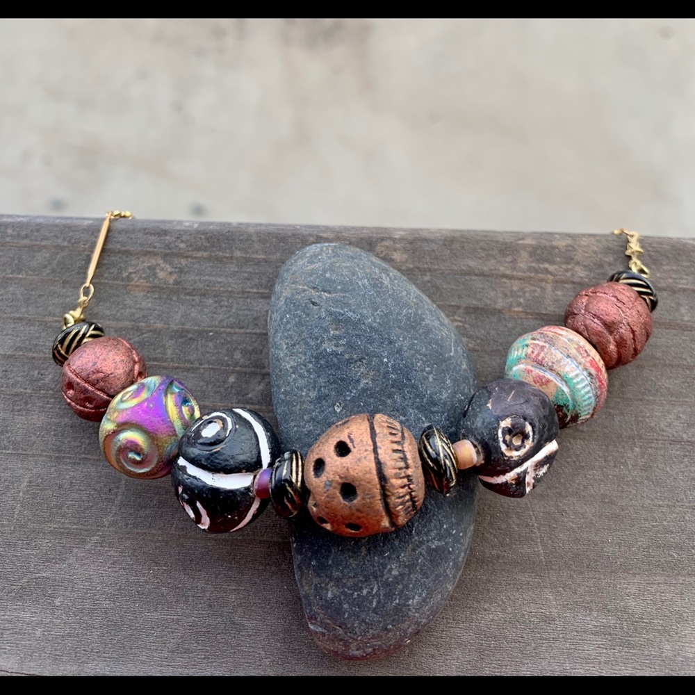 ❣️SALE Arty Handmade Bead Necklace
